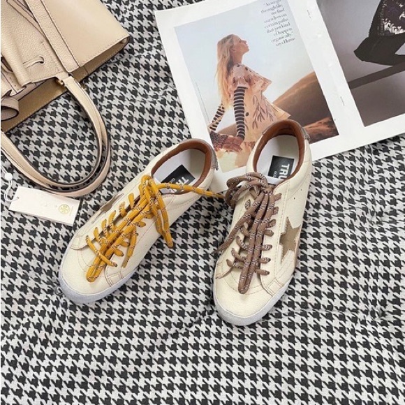 Golden Goose Premium Cream Trainers